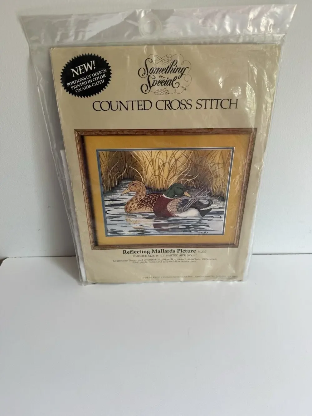 Something Special REFLECTING MALLARDS PICTURE Counted Cross Stitch Kit #50237